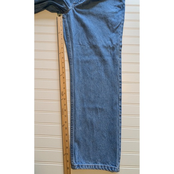L.L.Bean Men's 38x29 (Peg 38x30) Classic Fit Blue Denim Jeans - Picture 8 of 9